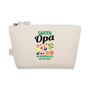 Garten Opa Lustiger Spruch Geschenk Herren - Bio-Täschchen - Natur - Vorne