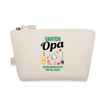 Garten Opa Lustiger Spruch Geschenk Herren - Bio-Täschchen - Natur - Vorne