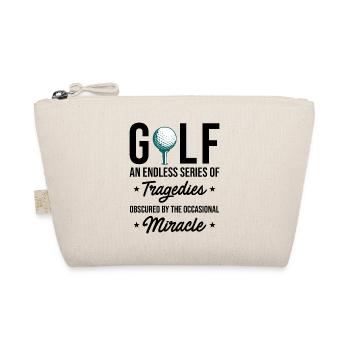 Golf An Endless Series Of Tragedies Golfing Golf P - Bio-Täschchen - Natur - Vorne