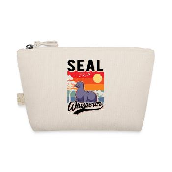 Robben Flüsterer Seal Whisperer - Bio-Täschchen - Natur - Vorne