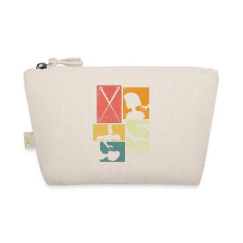Acupuncturist Acupuncture Silhouettes - Organic Pouch - nature - Front