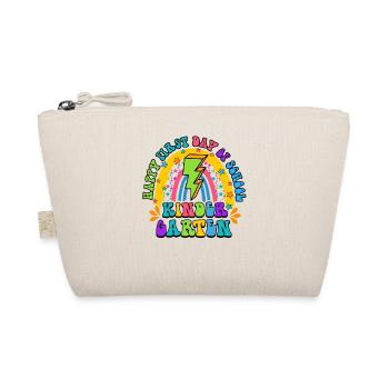 Happy First Day of School Kindergarten - Organic Pouch - nature - Front
