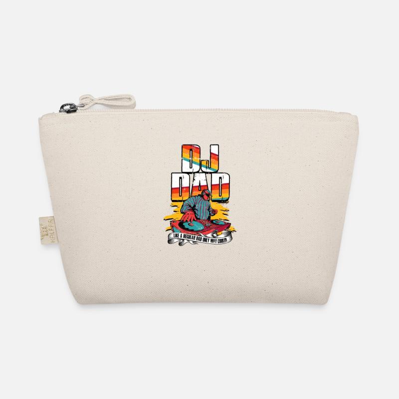 DJ Dad like a regular dad only way cooler - music Organic Pouch
