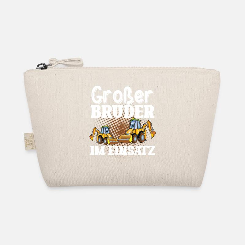 Großer Bruder Im Einsatz Bagger Bio-Täschchen