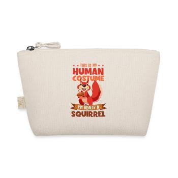 This Is My Human Costume I'm Really A Squirrel - Bio-Täschchen - Natur - Vorne