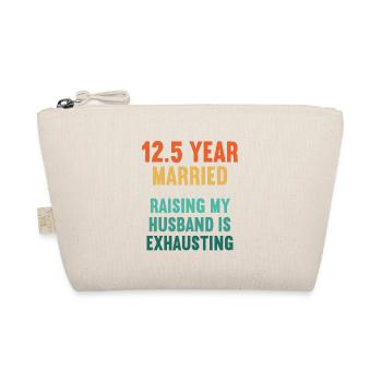 Je me suis mal comporté 12,5 ans anniversaire de mariage marié - Trousse biologique - nature - Devant