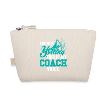 I'm Not Yelling This Is My Coach Voice Funny - Bio-Täschchen - Natur - Vorne