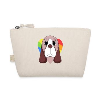 Basset Hound Dog - Organic Pouch - nature - Front