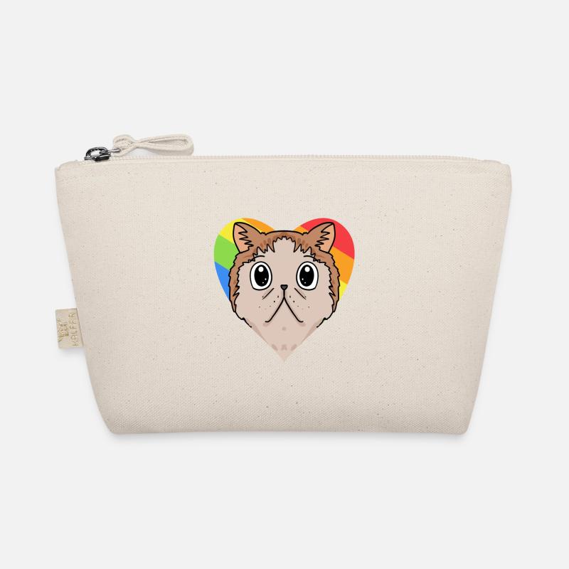 LGBT Katze Exotische Kurzhaarkatze Regenbogen Bio-Täschchen