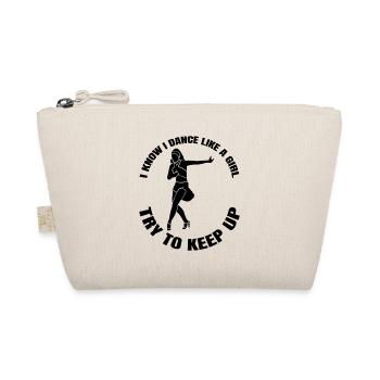 Dancer Ballerina Ballet Gift Dance Class Dance - Organic Pouch - nature - Front