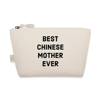 chinesische Mutter Spruch - Bio-Täschchen - Natur - Vorne