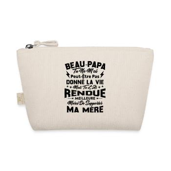 Homme Idée Cadeau Fête Des Pères Pour Un Beau Père - Trousse biologique - nature - Devant