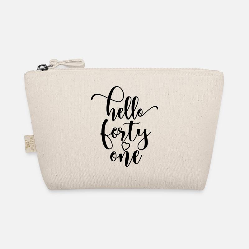 Bonjour Quarante et un Mignon 41 ans Anniversaire Trousse biologique