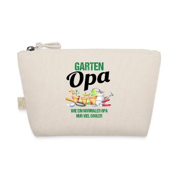 Garten Opa Lustiger Spruch Geschenk Herren - Bio-Täschchen - Natur - Vorne