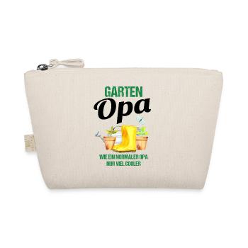 Garten Opa Lustiger Spruch Geschenk Herren - Bio-Täschchen - Natur - Vorne