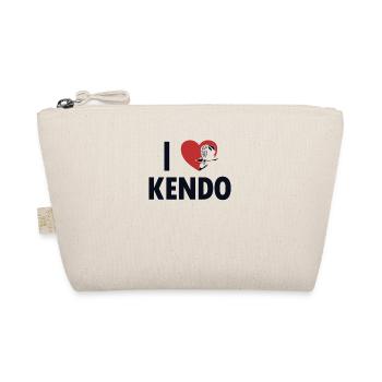 I love Kendo Kata Kenjutsu Samouraï japonais Kendo - Trousse biologique - nature - Devant