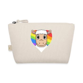 Sheep Lgbt Rainbow Colors - Organic Pouch - nature - Front