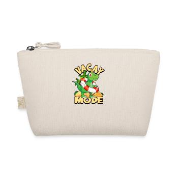 Vacay Mode Cute Dinosaur - fossils - Organic Pouch - nature - Front