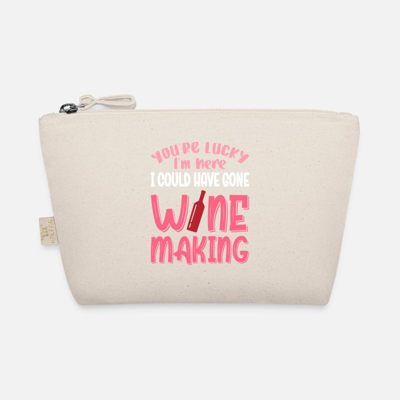 I Could Have Gone Wine Making Bio-Täschchen