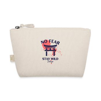 Japanese Design with No Fear Text Combined - Bio-Täschchen - Natur - Vorne