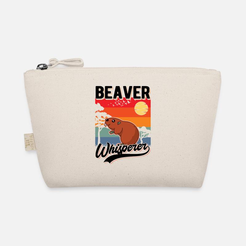 Biber Flüsterer Beaver Whisperer Bio-Täschchen