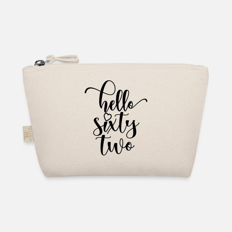 Hello Sixty Two Cute 62 Years Old Birthday Organic Pouch