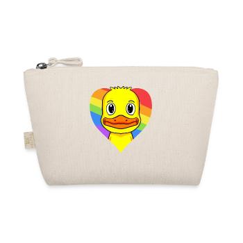 Duck Lgbt Rainbow Colors - Organic Pouch - nature - Front