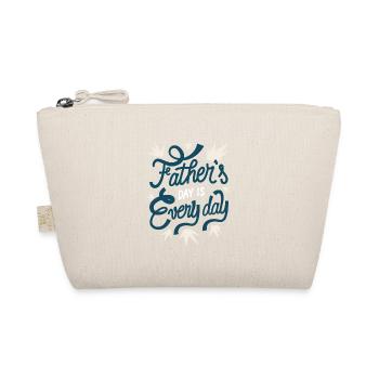 Vatertag Vatertag Geschenk Inspiration speichern M - Bio-Täschchen - Natur - Vorne