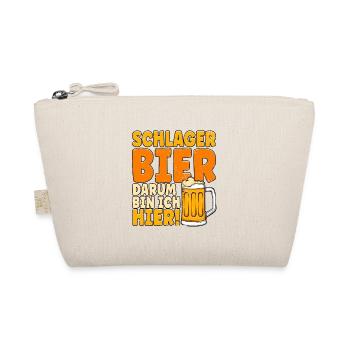 Schlagerparty Schlager Bier - Bio-Täschchen - Natur - Vorne
