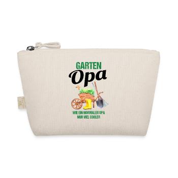 Garten Opa Lustiger Spruch Geschenk Herren - Bio-Täschchen - Natur - Vorne