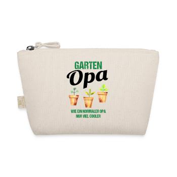Garten Opa Lustiger Spruch Geschenk Herren - Bio-Täschchen - Natur - Vorne