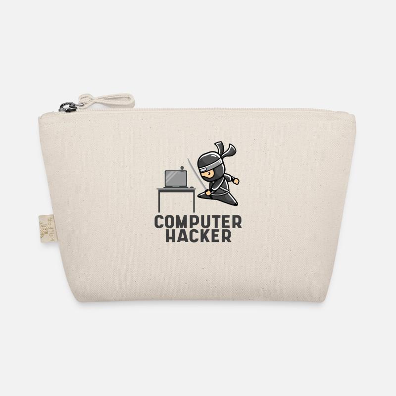 Computer Hacker Ninja Laptop Gift Programmer Organic Pouch