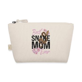 Snake Serpent Mom Mother Best - Bio-Täschchen - Natur - Vorne