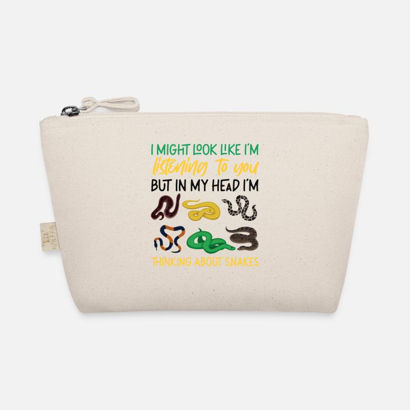 Snake Serpent I Might Look Like Bio-Täschchen