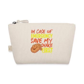 Snake Serpent In Case Of Emergency - Organic Pouch - nature - Front