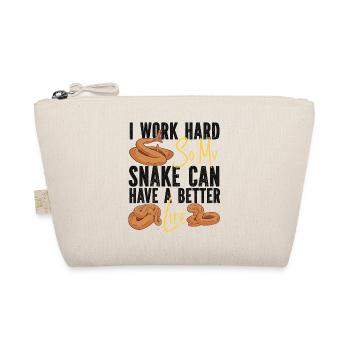 Serpent Serpent J’ai travaillé dur donc mon - Trousse biologique - nature - Devant