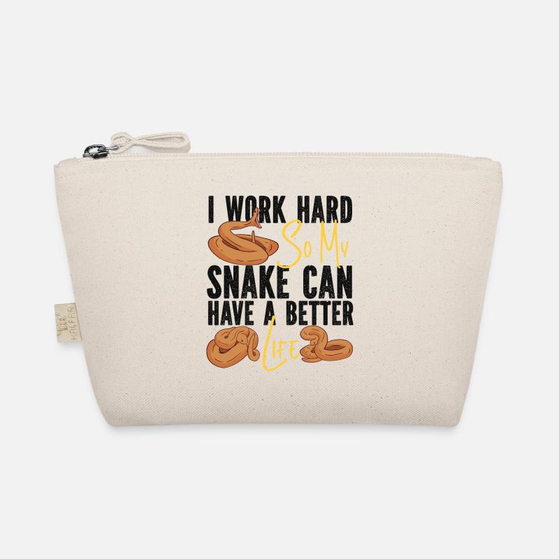 Snake Serpent I Worked Hard So My Bio-Täschchen