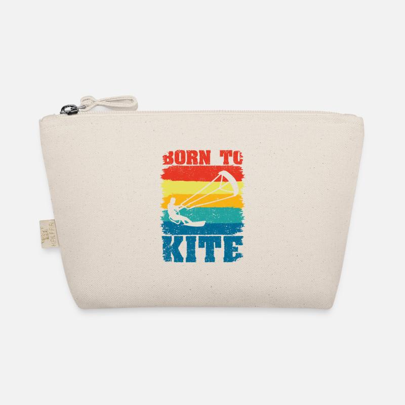 Born To Kite Kiteboarder Kitesurfing Kitesurfing Organic Pouch
