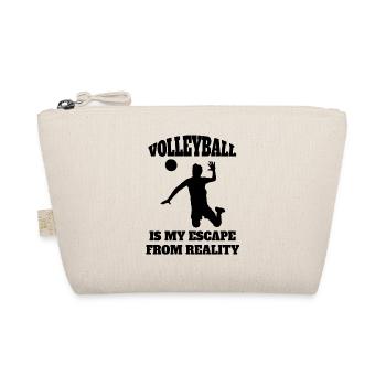 Volleyball Gift Beach Volleyball Volleyball Player - Organic Pouch - nature - Front