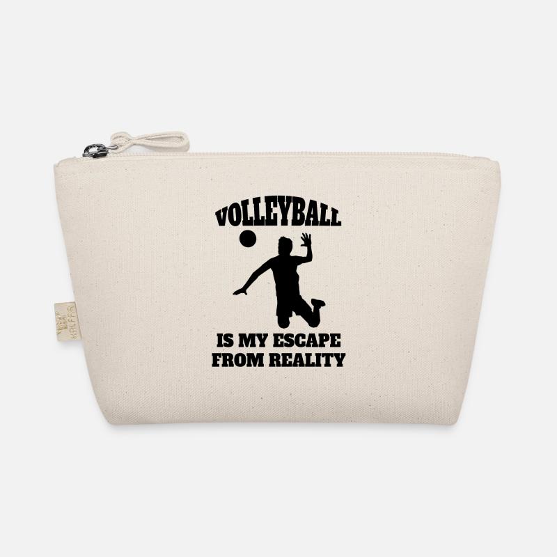 Volleyball Gift Beach Volleyball Volleyball Player Organic Pouch