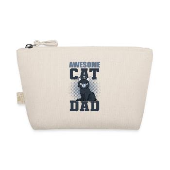 Awesome Cat Dad chaton chat de gouttière - Trousse biologique - nature - Devant