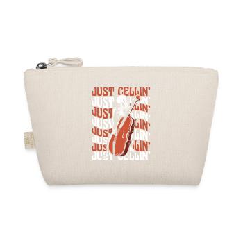 Cello Instrument Cellist Cello Player - Organic Pouch - nature - Front