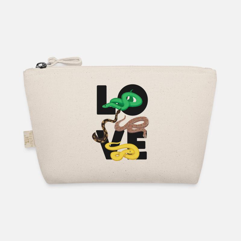 Snake Serpent Love Organic Pouch