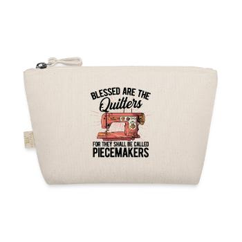Blessed Are The Quilters For They Shall Be Called - Bio-Täschchen - Natur - Vorne