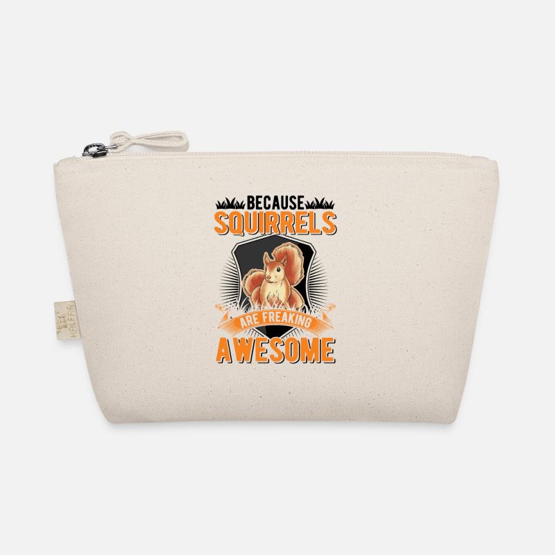 Eichhörnchen Geschenk Squirrel Grauhörnchen Bio-Täschchen