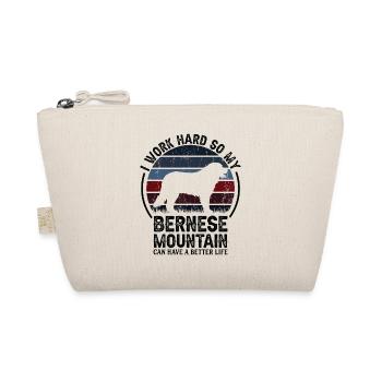 Arbeit Hart - Retro Bernse Mountain - Organic Pouch - nature - Front
