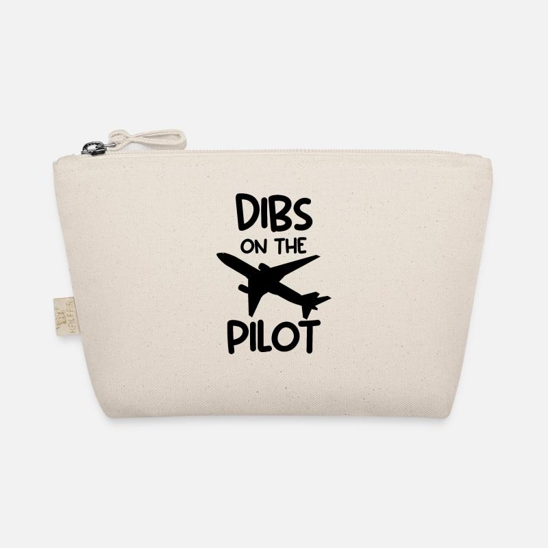 Airplane Pilot Flying Rights Girlfriend I Gift Organic Pouch