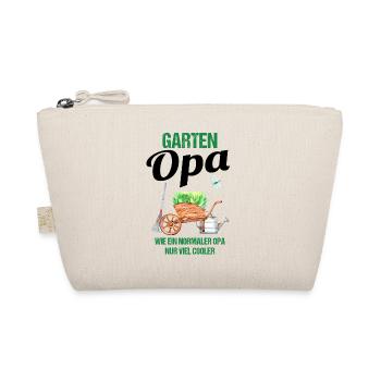 Garten Opa Lustiger Spruch Geschenk Herren - Bio-Täschchen - Natur - Vorne