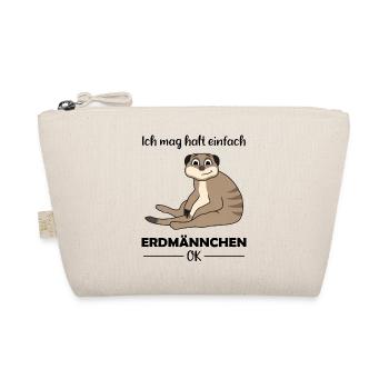 Erdmännchen Liebhaber Lustiger Spruch Geschenk - Bio-Täschchen - Natur - Vorne