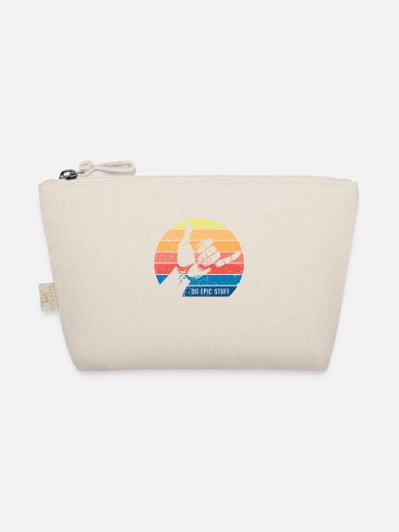 Do Epic Stuff Surfer Surfing Shaka Windsurfer Surf - Organic Pouch - nature - Front